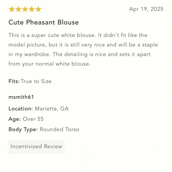 Anthropologie Pilcro Collared Pintuck Peasant Top - Picture 6 of 7